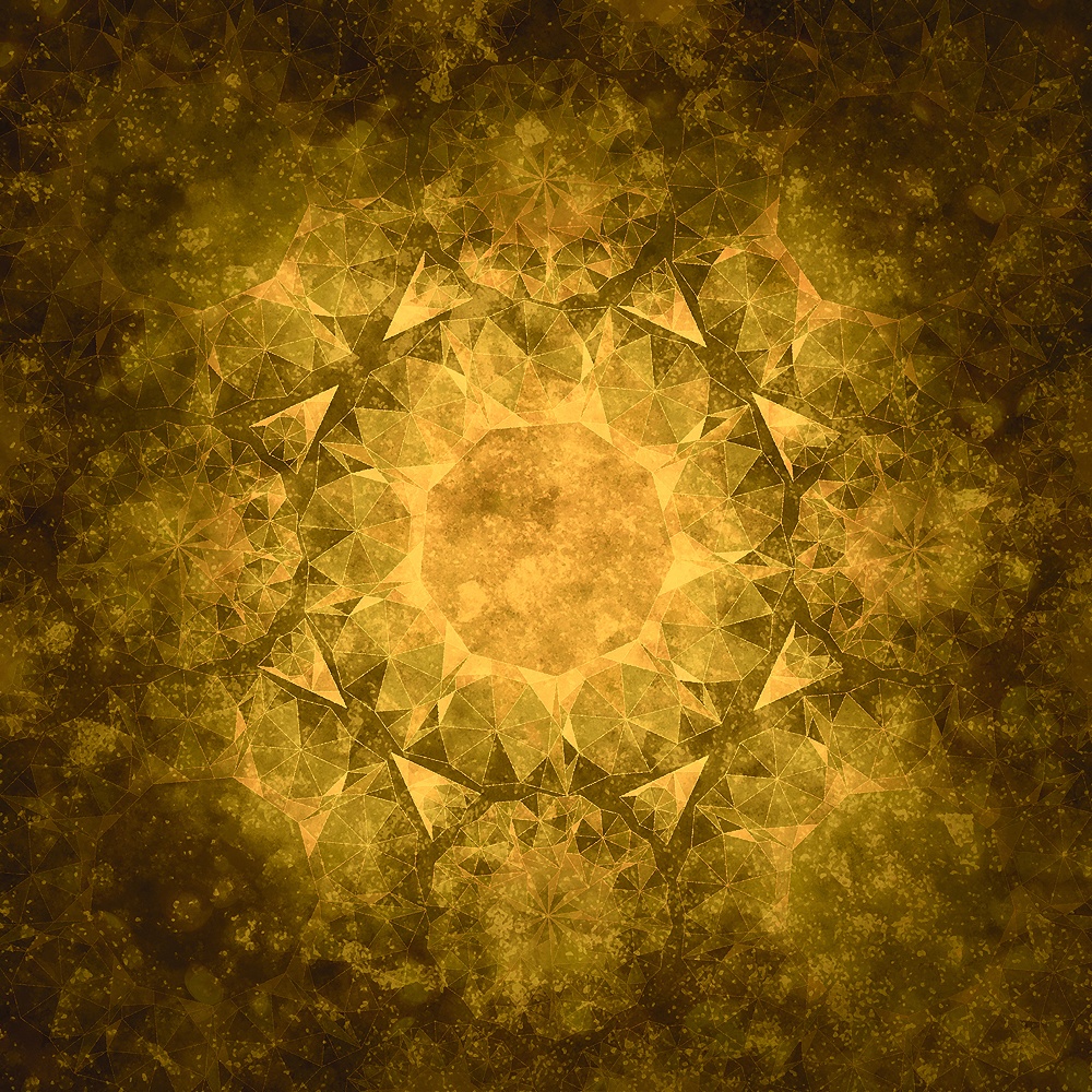 きらめく幾何学文様