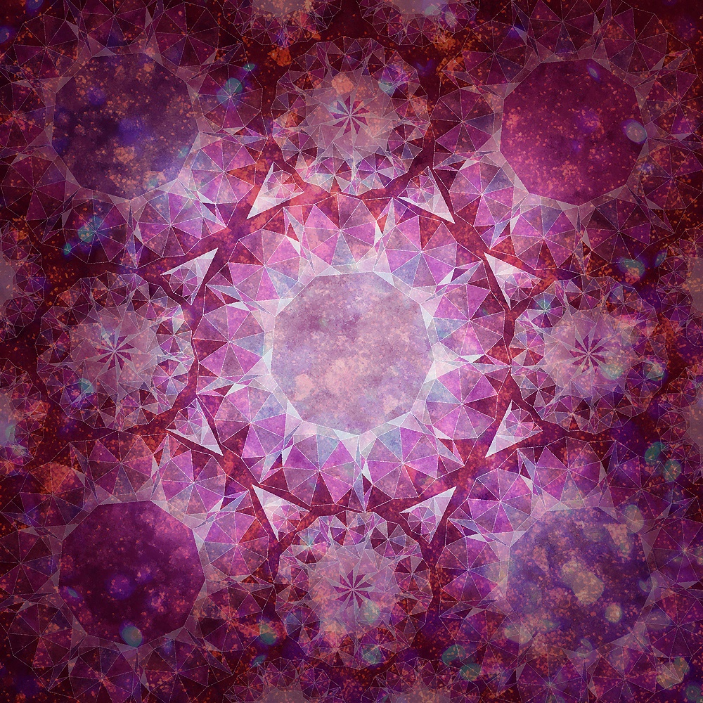 きらめく幾何学文様