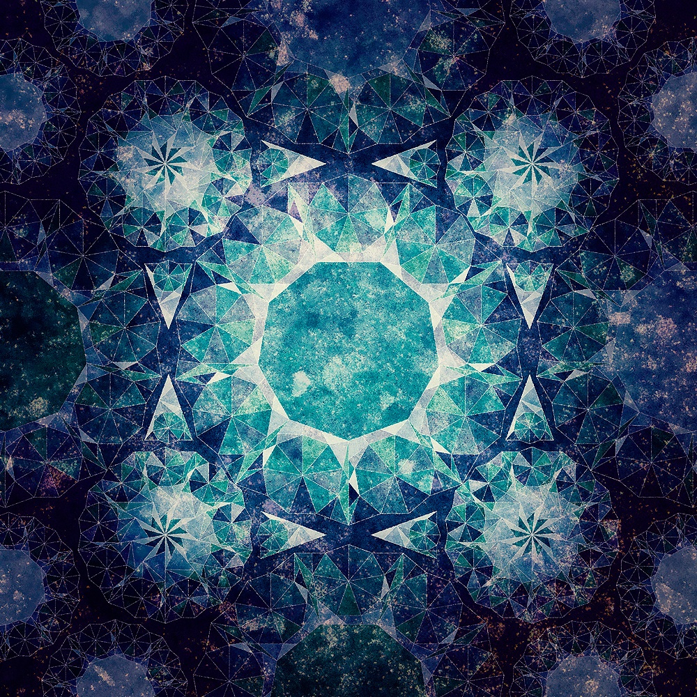 きらめく幾何学文様