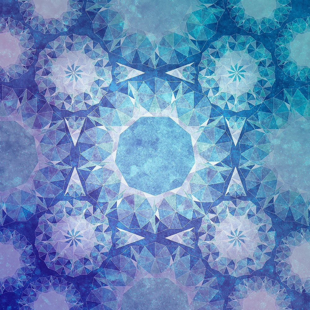 きらめく幾何学文様