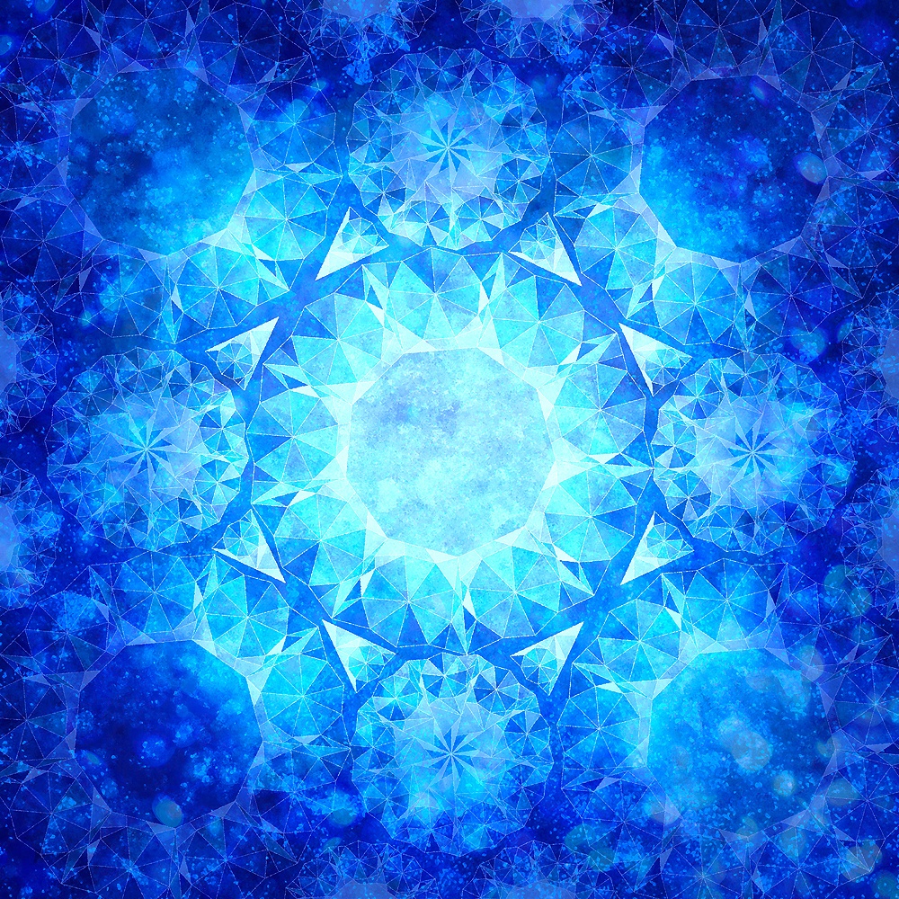 きらめく幾何学文様