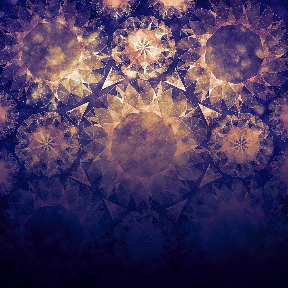 きらめく幾何学文様