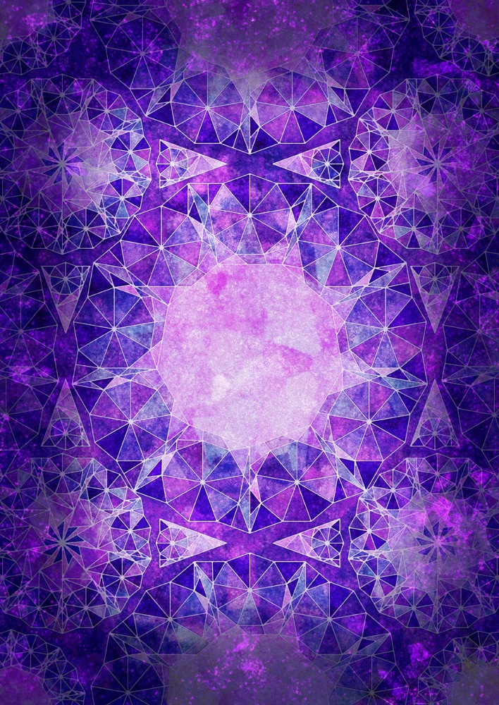 きらめく幾何学文様