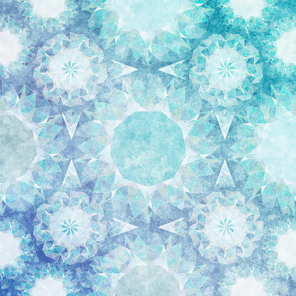 きらめく幾何学文様