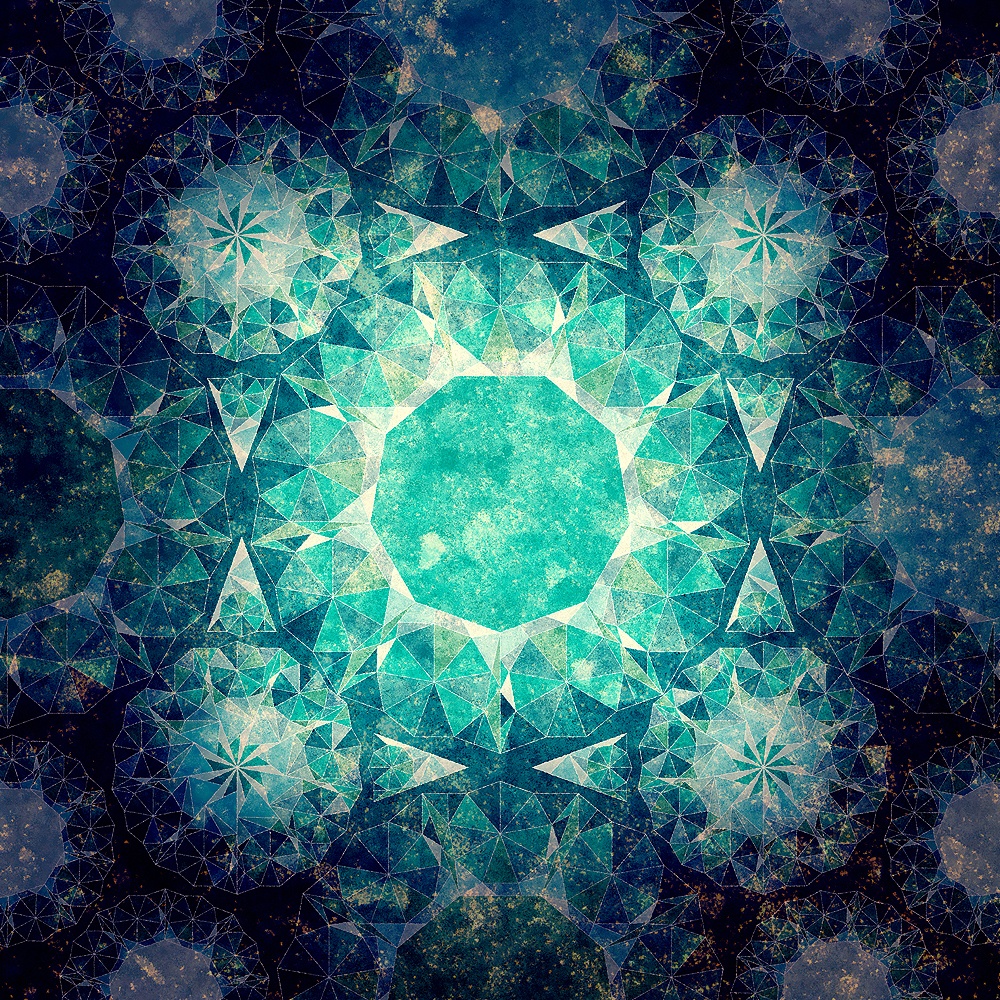 きらめく幾何学文様