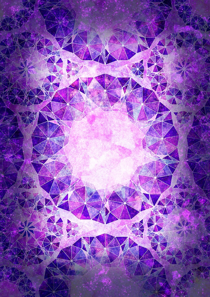 きらめく幾何学文様