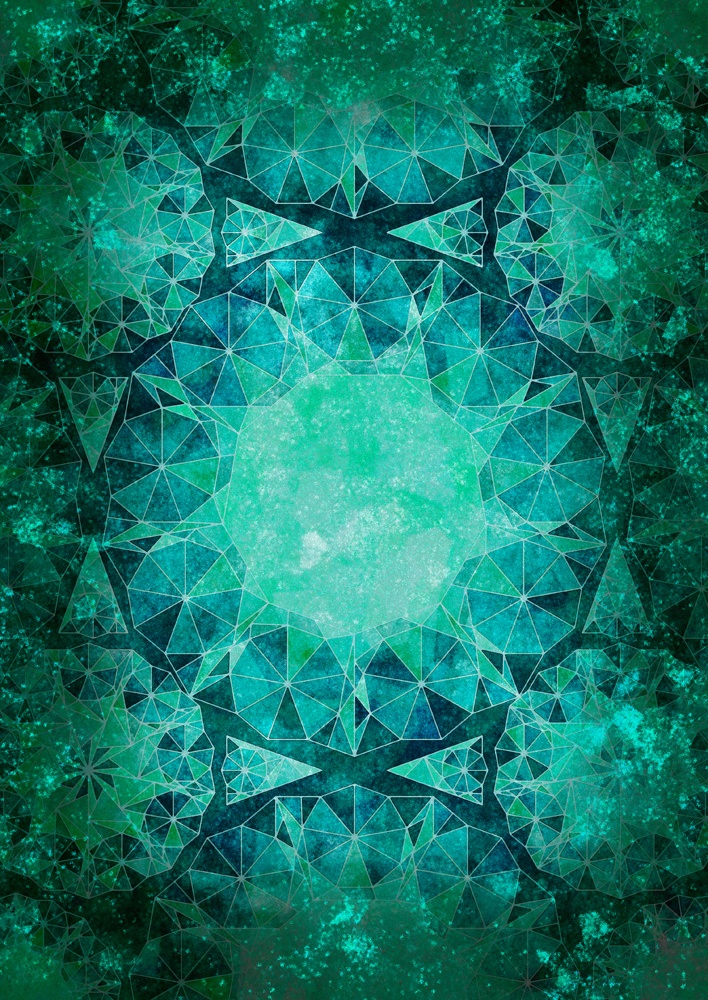 きらめく幾何学文様