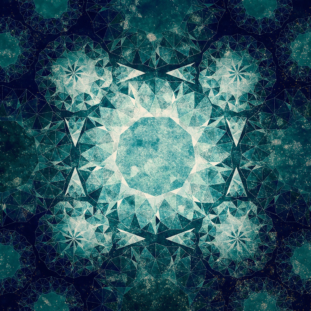 きらめく幾何学文様