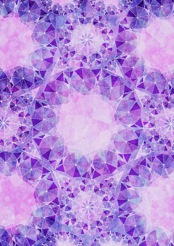 きらめく幾何学文様