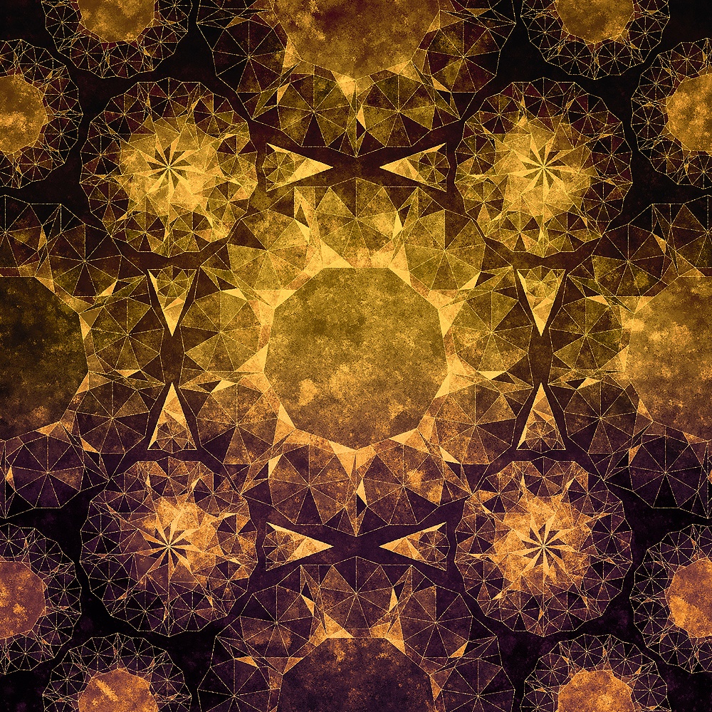 きらめく幾何学文様