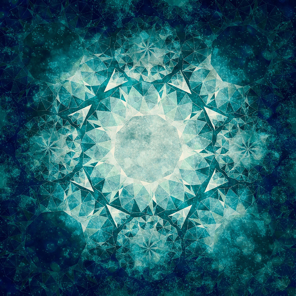 きらめく幾何学文様