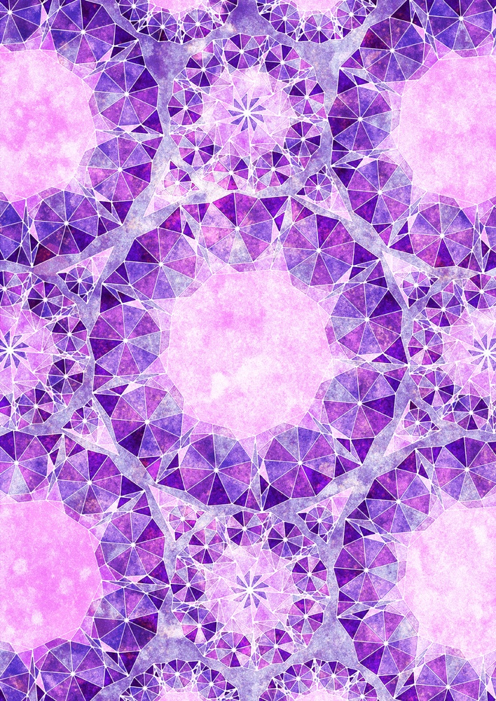 きらめく幾何学文様