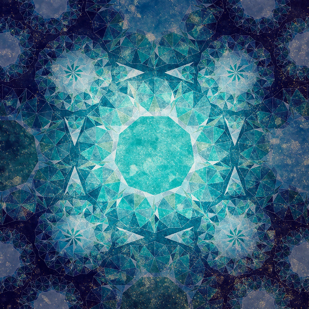 きらめく幾何学文様