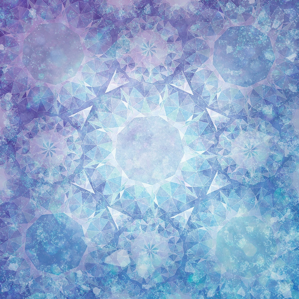 きらめく幾何学文様