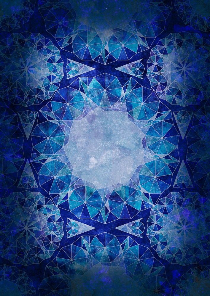 きらめく幾何学文様