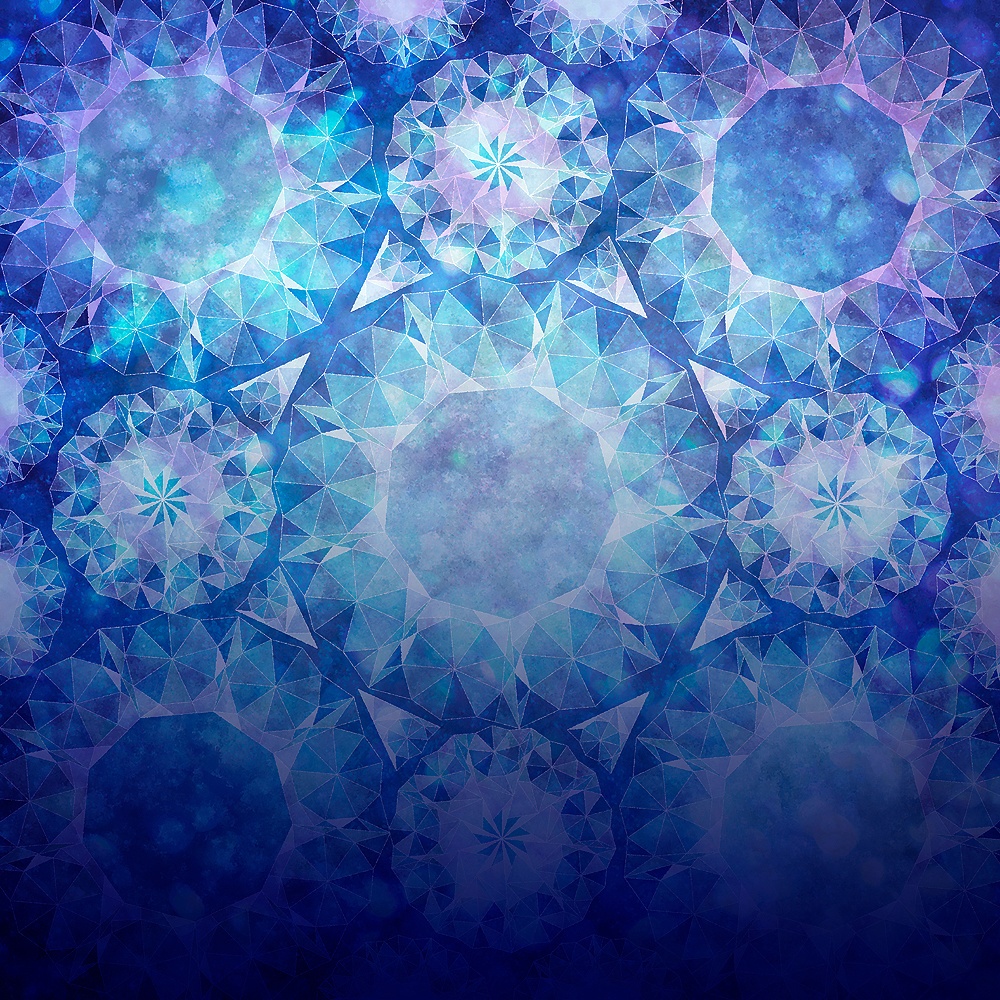 きらめく幾何学文様