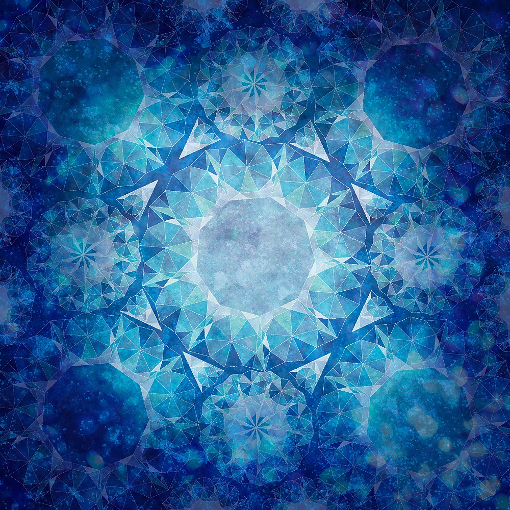 きらめく幾何学文様