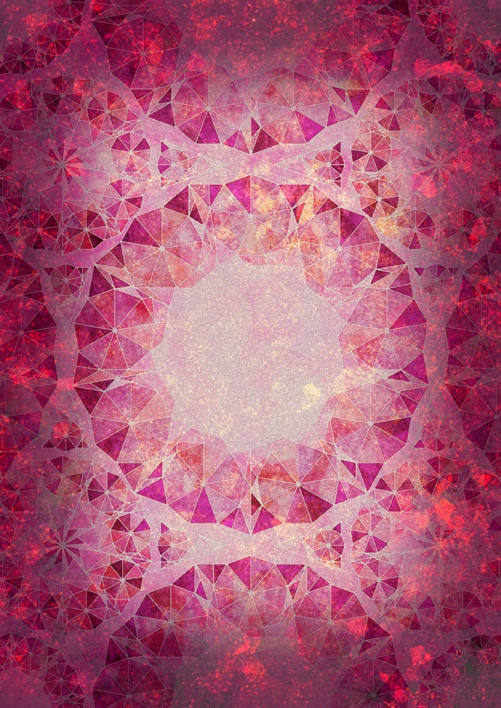 きらめく幾何学文様