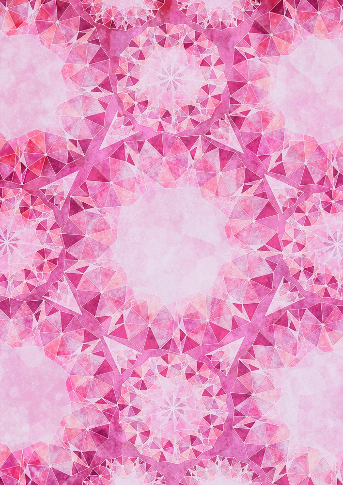 きらめく幾何学文様