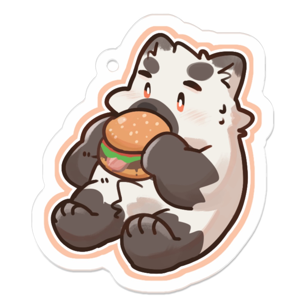 ハンバーガー　代理キャラ