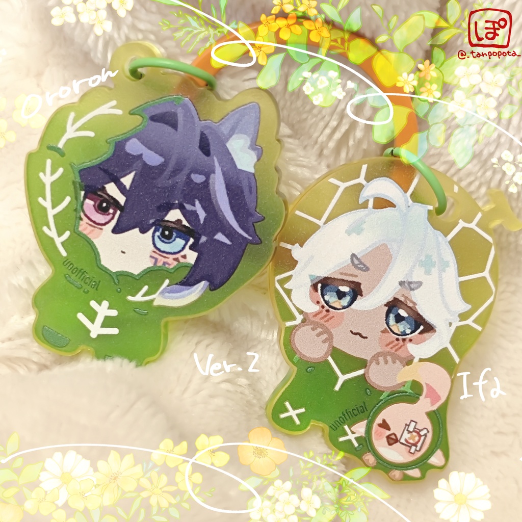 オロルン&イファ　果物アクリルキーホルダー