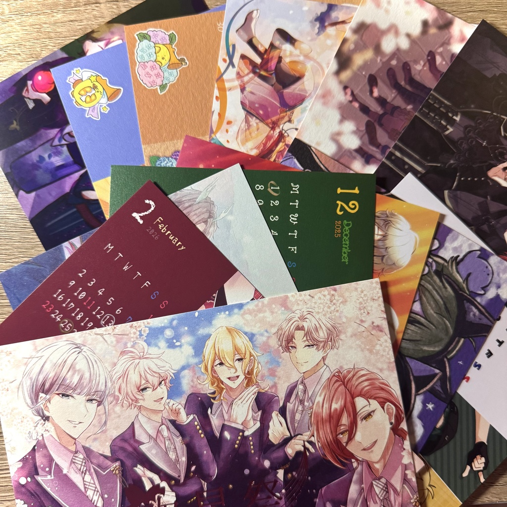 【🌸ノベルティ付き🌸】ウインボと過ごす12か月 カレンダー&スケジュールシール&よせがきBook