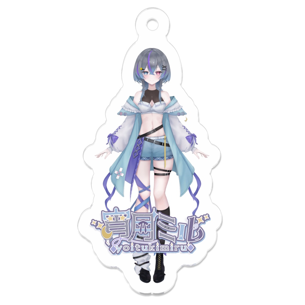 アクキー「宵月ミルロゴ入り」