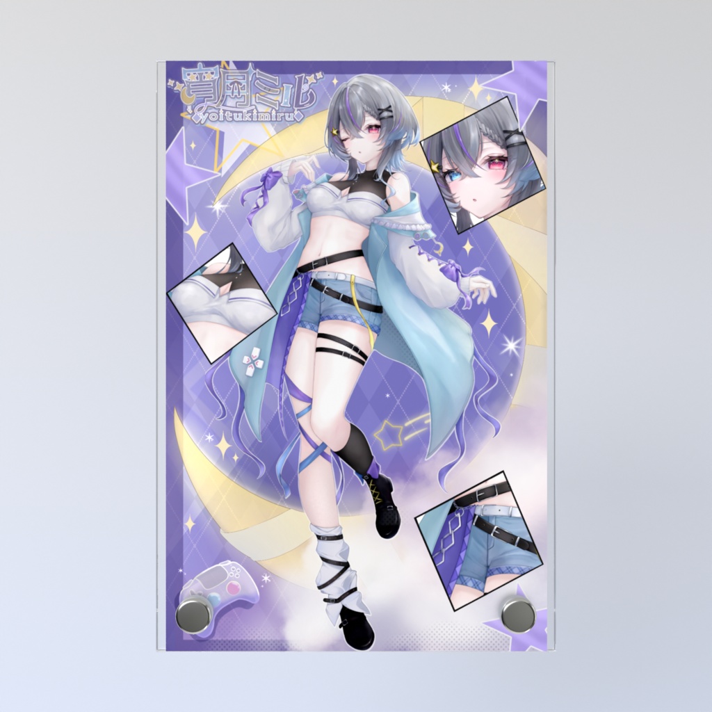 デビュー記念「宵月ミル」キービジュアル アクリルフォトパネル