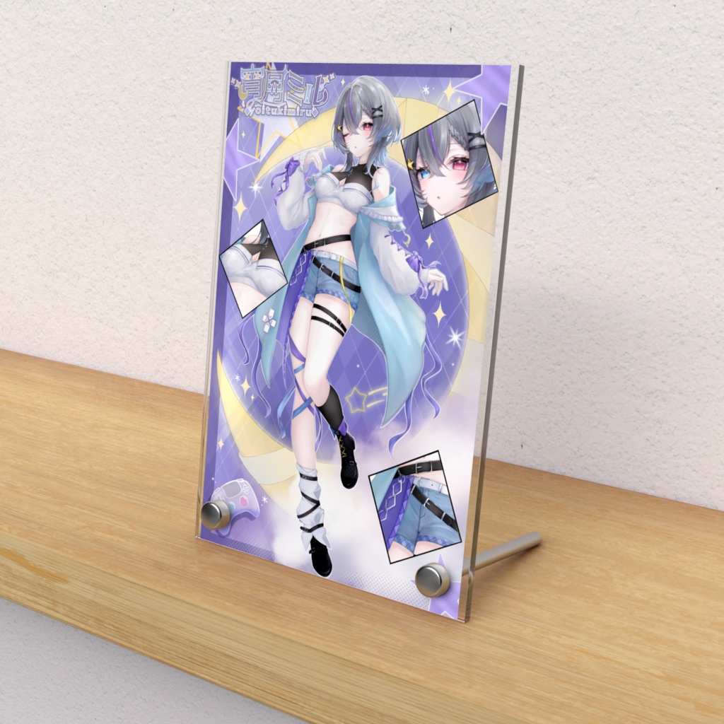 デビュー記念「宵月ミル」キービジュアル　アクリルフォトパネル