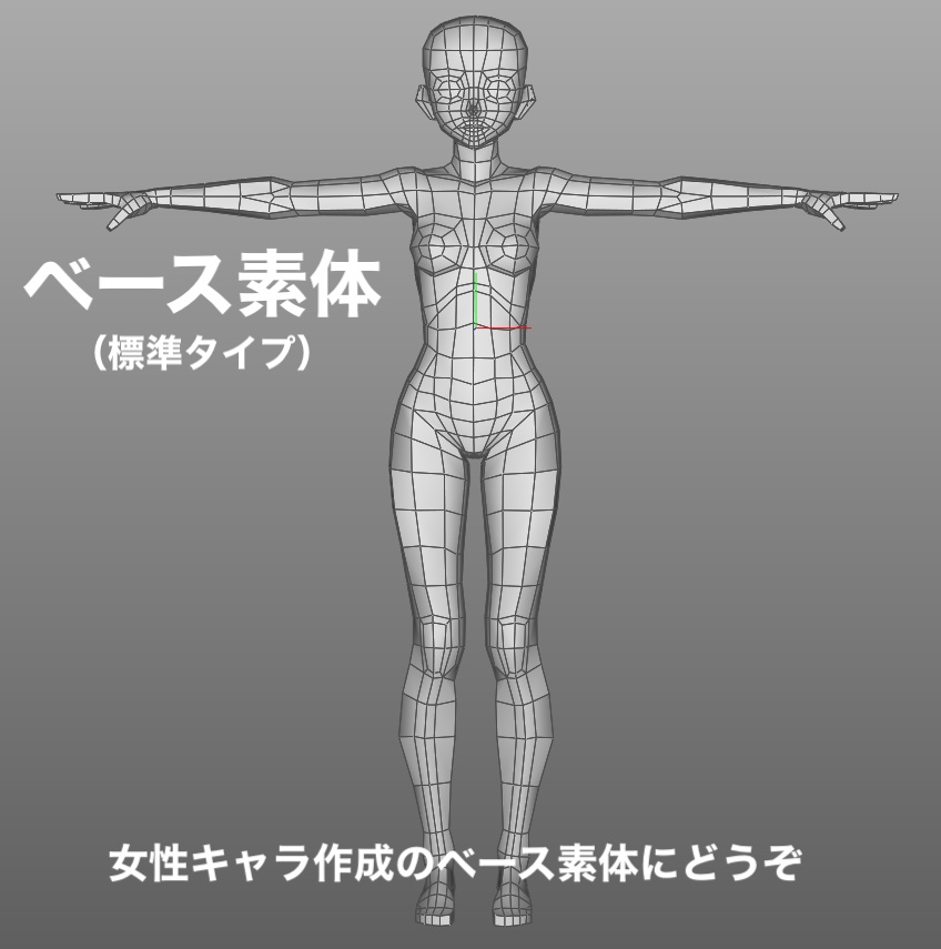 3Dベース素体(標準タイプ)