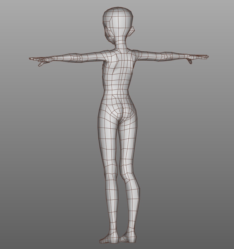 3Dベース素体(スレンダータイプ)