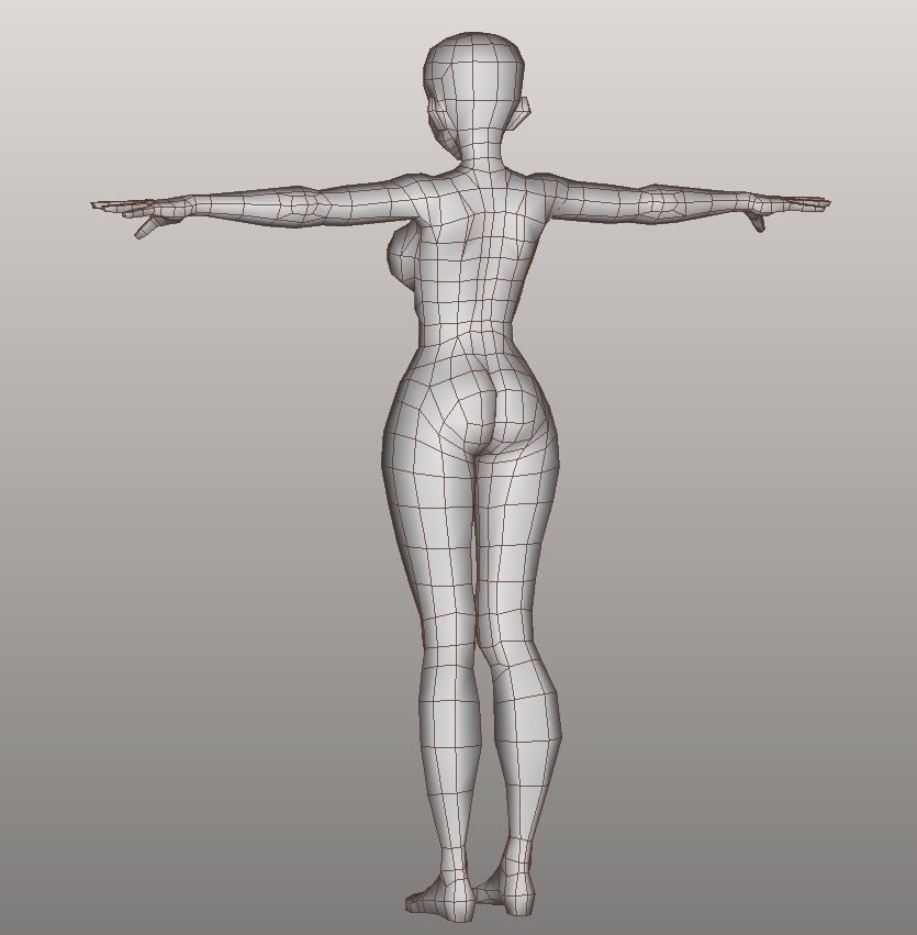 3Dベース素体(グラマータイプ)