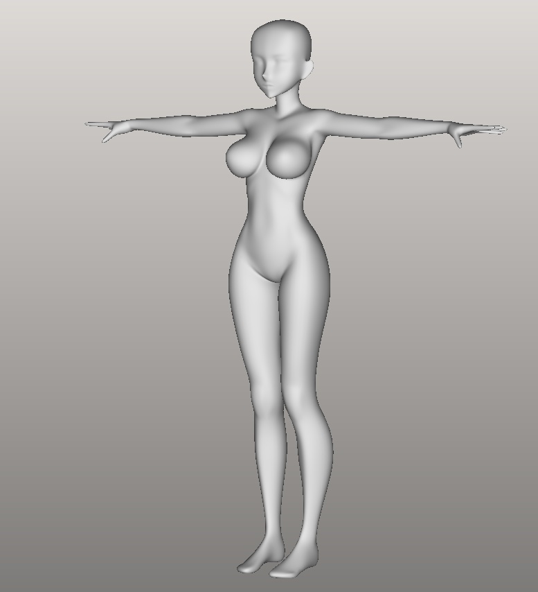 3Dベース素体(グラマータイプ)