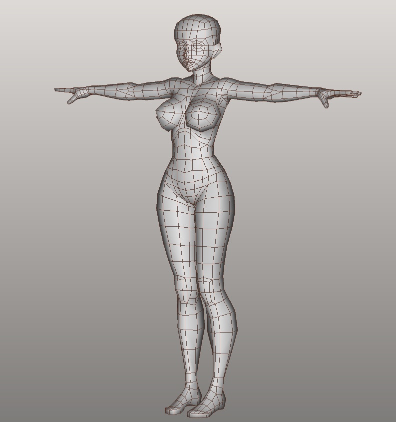 3Dベース素体(グラマータイプ)