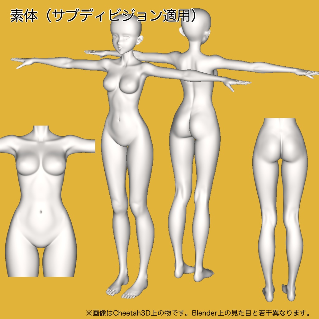 3Dベース素体HG版ver.2(標準型)