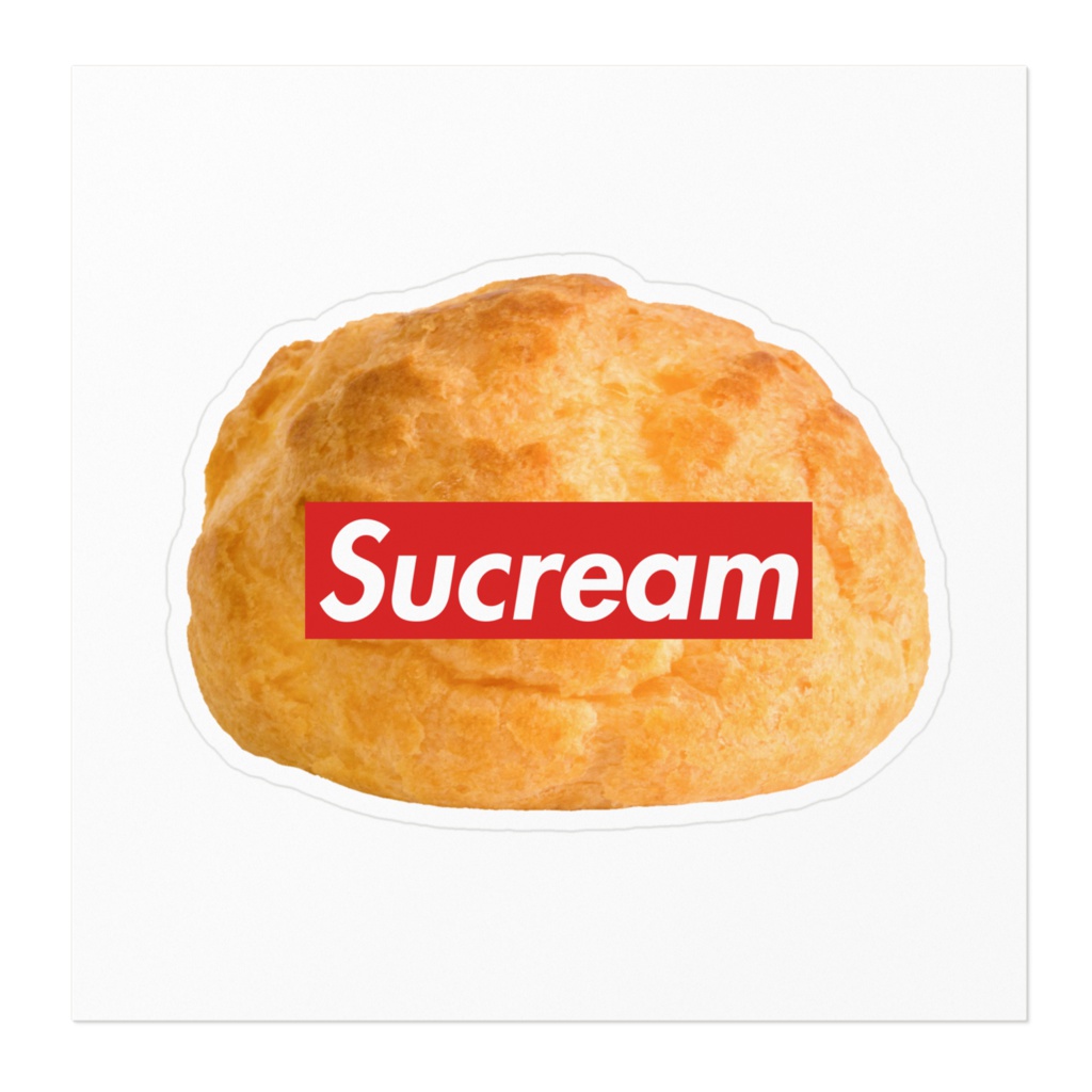 しゅーくりーむステッカー