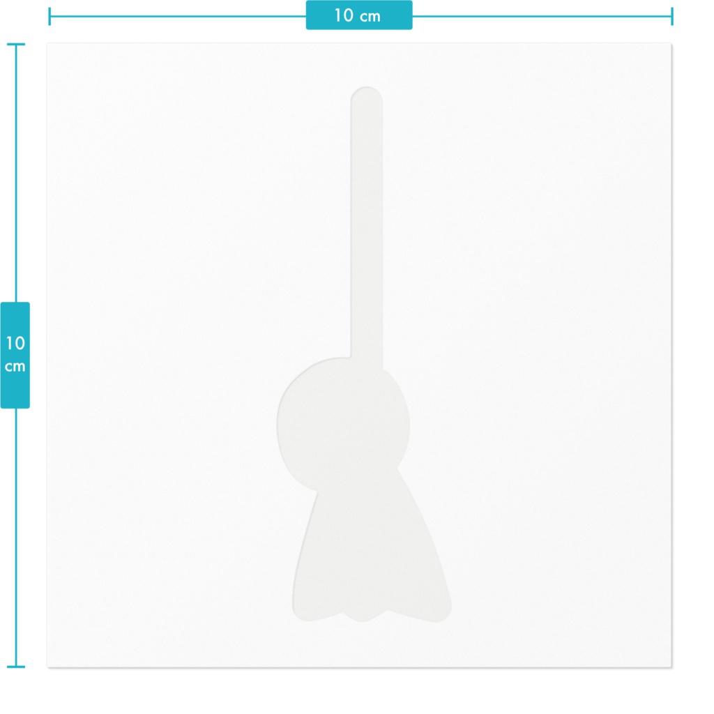 てるてるステッカー