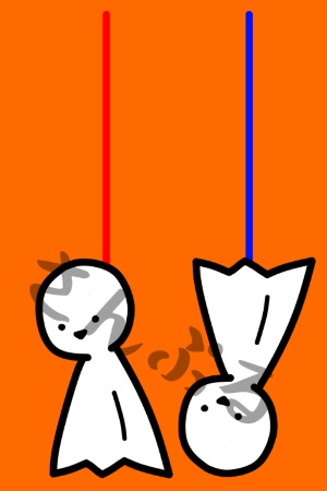 るてるてジップパーカー -白