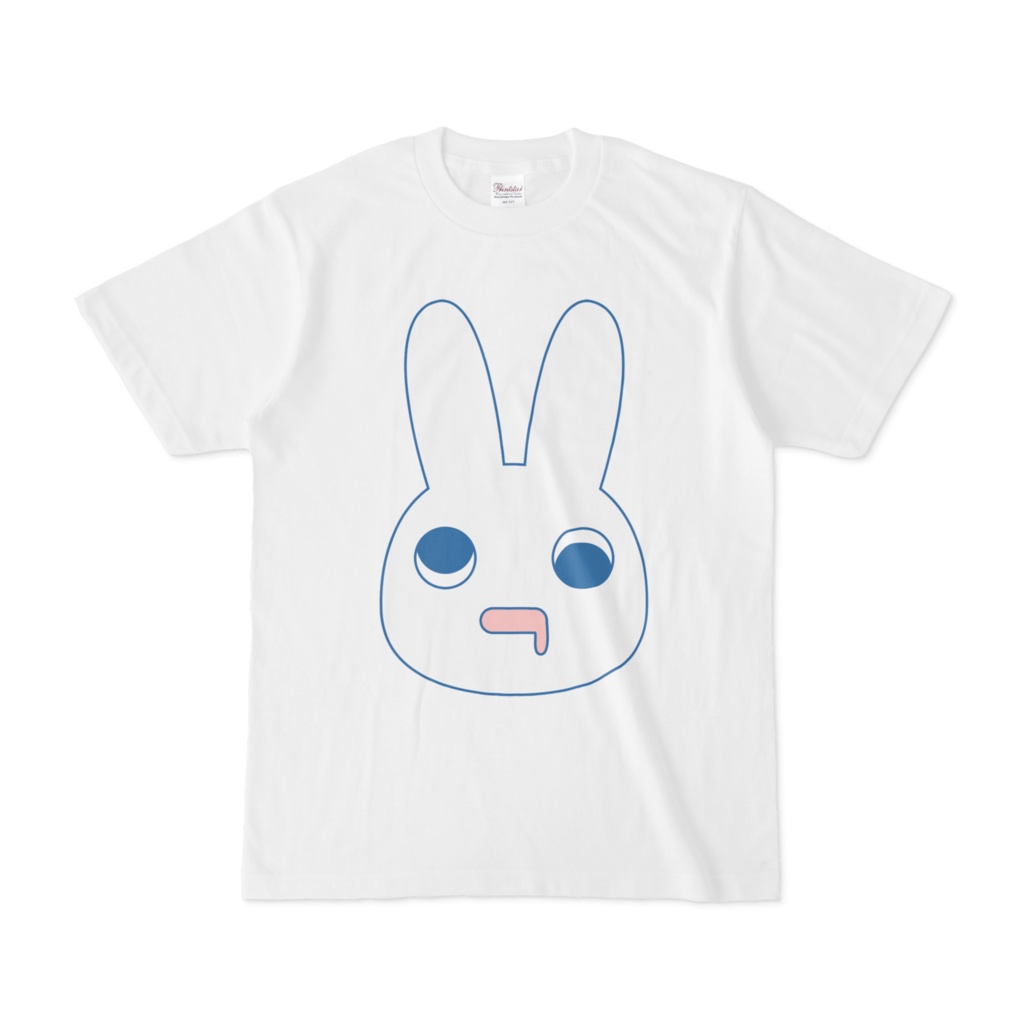 じるじるうさぎTシャツ白(堂々とお邪魔します)