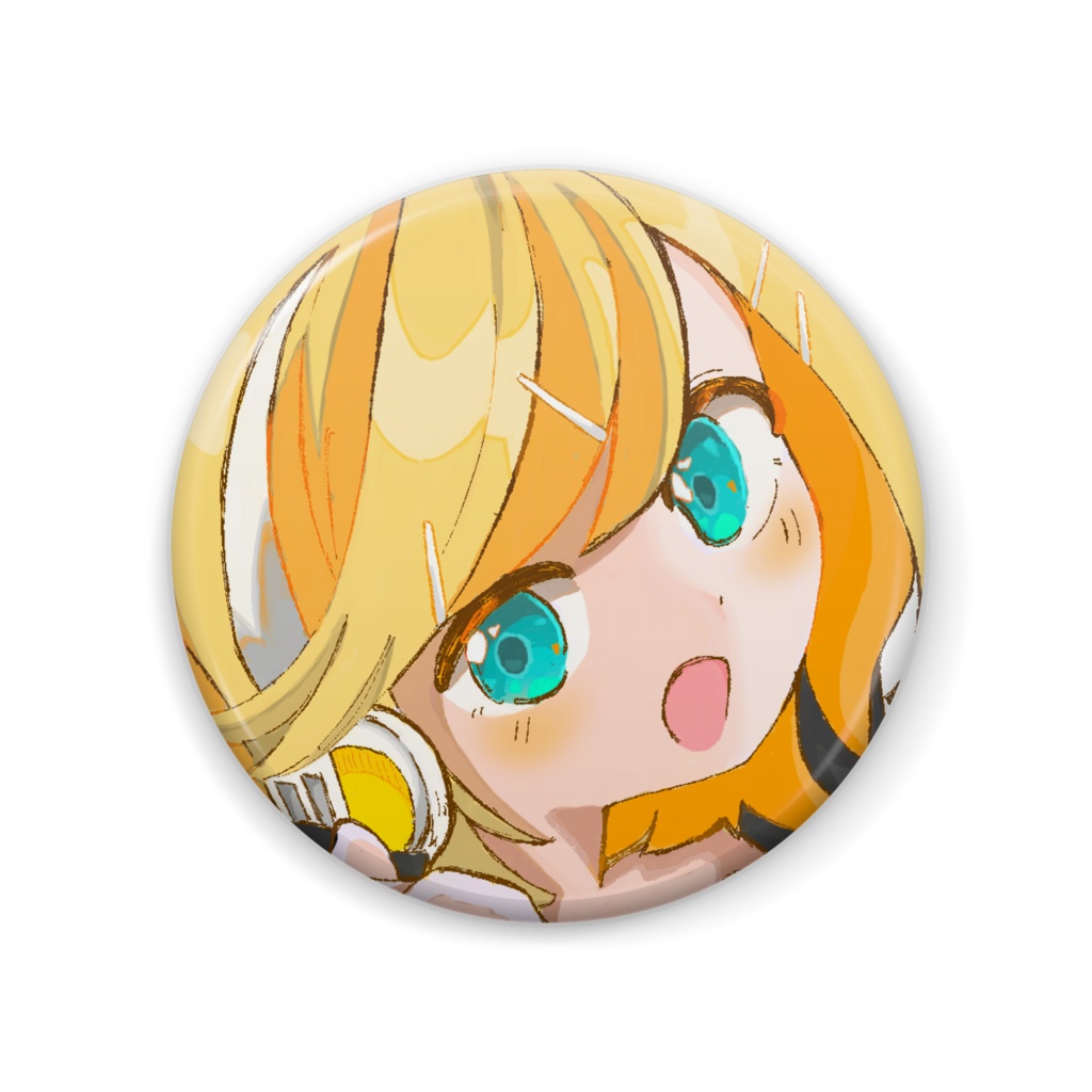 缶バッジ 鏡音リンver.