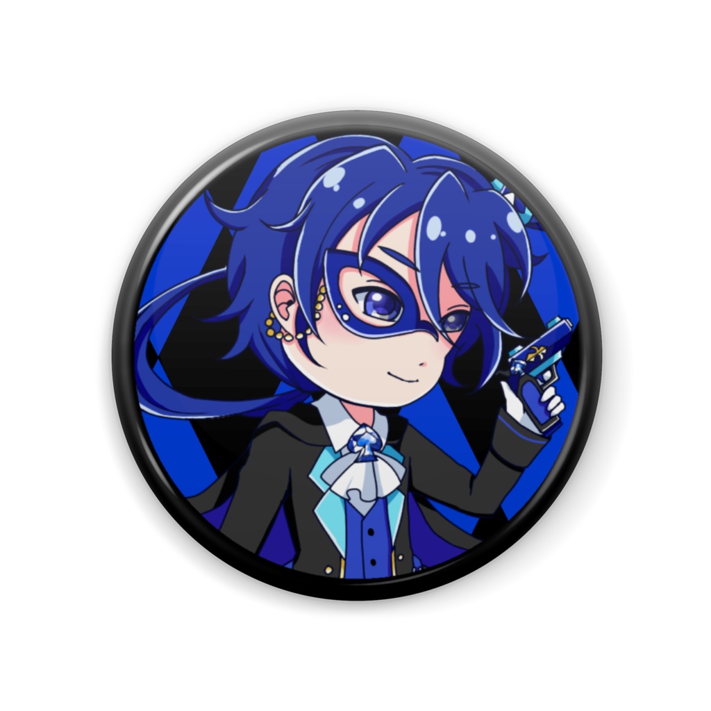 缶バッジ（怪盗サファイアスペード）