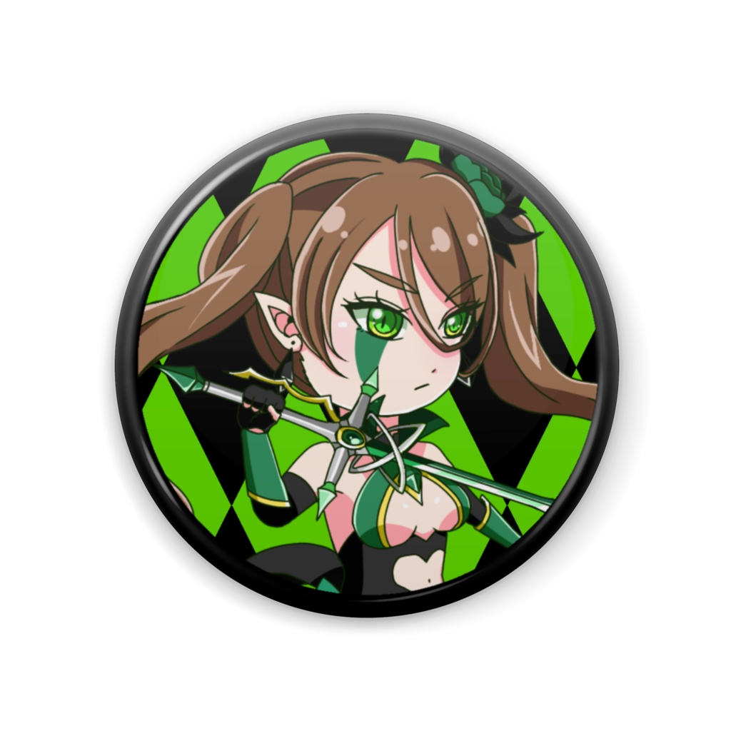 缶バッジ（怪盗シルフィード）