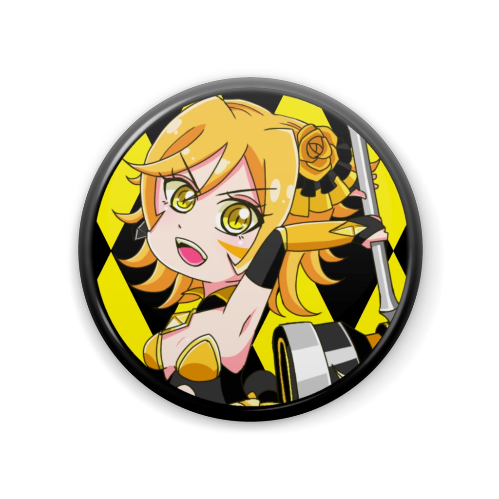 缶バッジ（怪盗ノーミーデス）