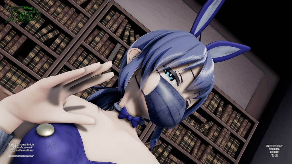 マスクアクセサリ for MMD (Mask accessories for MMD)