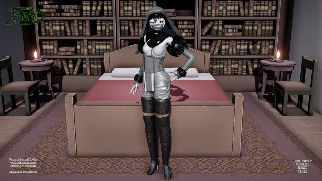 マスクアクセサリ for MMD(寄付用) (Mask accessories for MMD - donate)