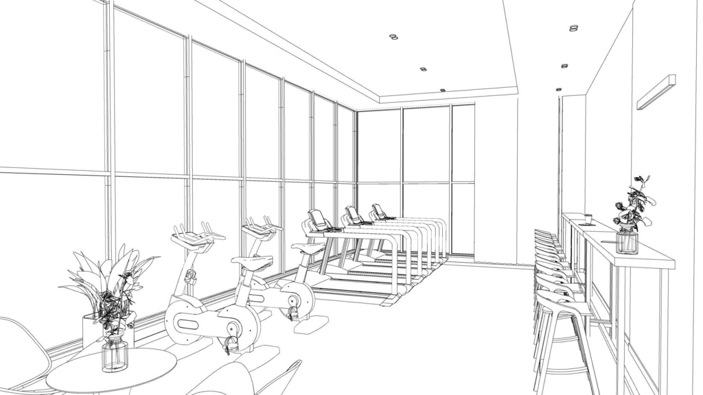 Employee office area, General Manager's office, meeting room