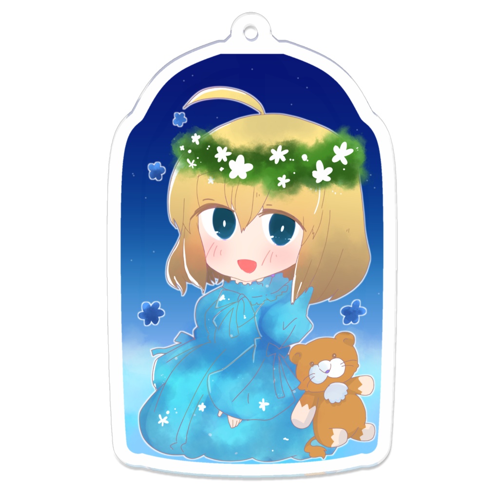 お花畑セイバーさんのアクリルキーホルダー