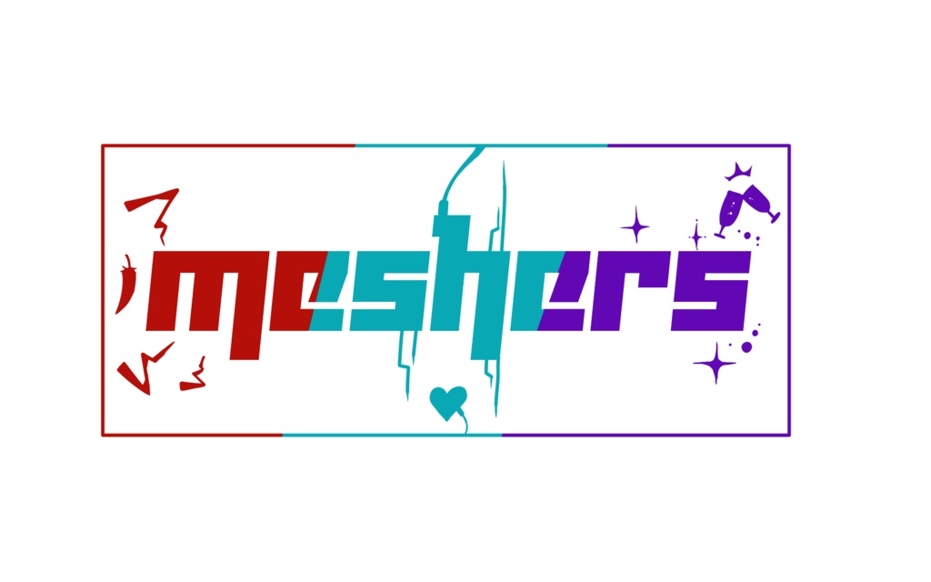 【非公式】メッシャーズロゴタグキーホルダー(コーティング有り)