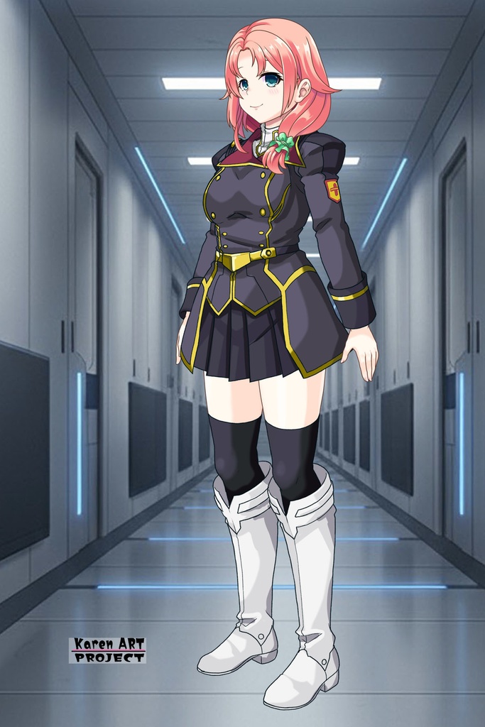 亜美ちゃん+ヒナ・リャザンの制服【バディ・コンプレックス-01】 Ami is wearing Hina Ryazan's Unifrom【Buddy Complex-01】