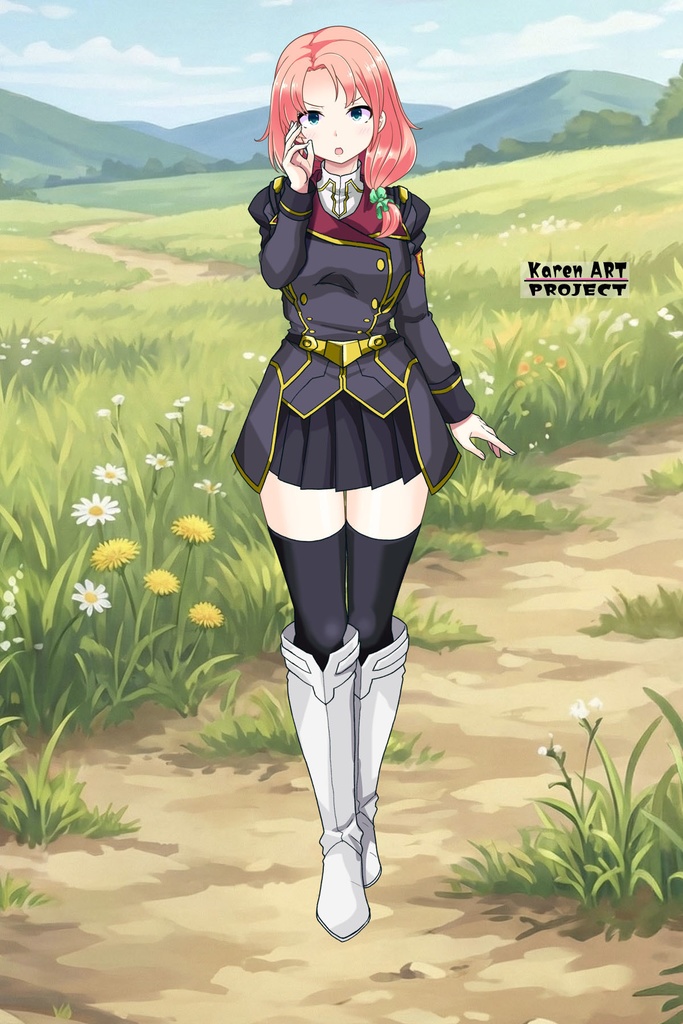 亜美ちゃん+ヒナ・リャザンの制服【バディ・コンプレックス-01】 Ami is wearing Hina Ryazan's Unifrom【Buddy Complex-01】